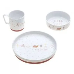 LÄSSIG Lässig Porseleinen Eetset Garden Explorer 'Slak'