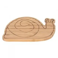 LÄSSIG Lässig Bamboe Ontbijtplank Garden Explorer "Snail"