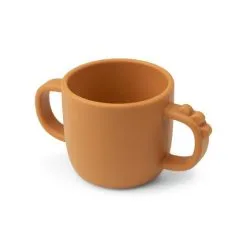 Done By Deer Peekaboo Drinkbeker Croco Mustard