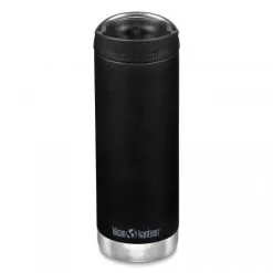 Klean Kanteen Isolatiefles TKWide Met Café Cap (473 Ml) Black