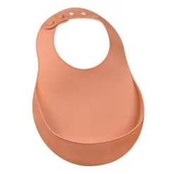 Beaba Silicone Slabbetje Terracotta