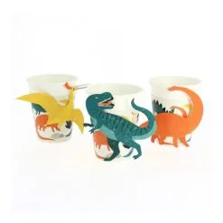 My Eco Friendly Party 'Dinosaurus' Bekers (6 Stuks)