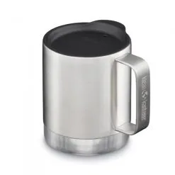 Klean Kanteen Geïsoleerde CampCup Met Deksel (355 Ml) Brushed Stainless
