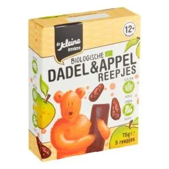 De Kleine Keuken Biologische Dadel & Appel Reepjes (75 G)