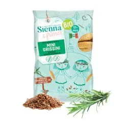 Sienna Friends Sienna & Friends Mini Grissini Met Rozemarijn & Lijnzaad (20g)