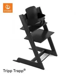 Stokke Tripp Trapp Stoel Black + Babyset Black