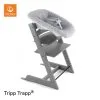 Stokke Tripp Trapp Stoel Storm Grey + Newborn Set Grey