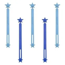 Lunch Punch Silicone Wrap Bands (set Van 5) Blauw