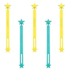 Lunch Punch Silicone Wrap Bands (set Van 5) Geel